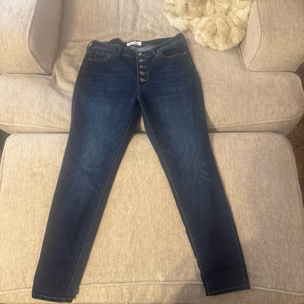 KanCan Dark Indigo Skinny Jeans​